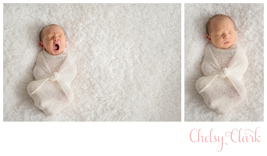 Denver Newborn Photographer with Knotted Wrap